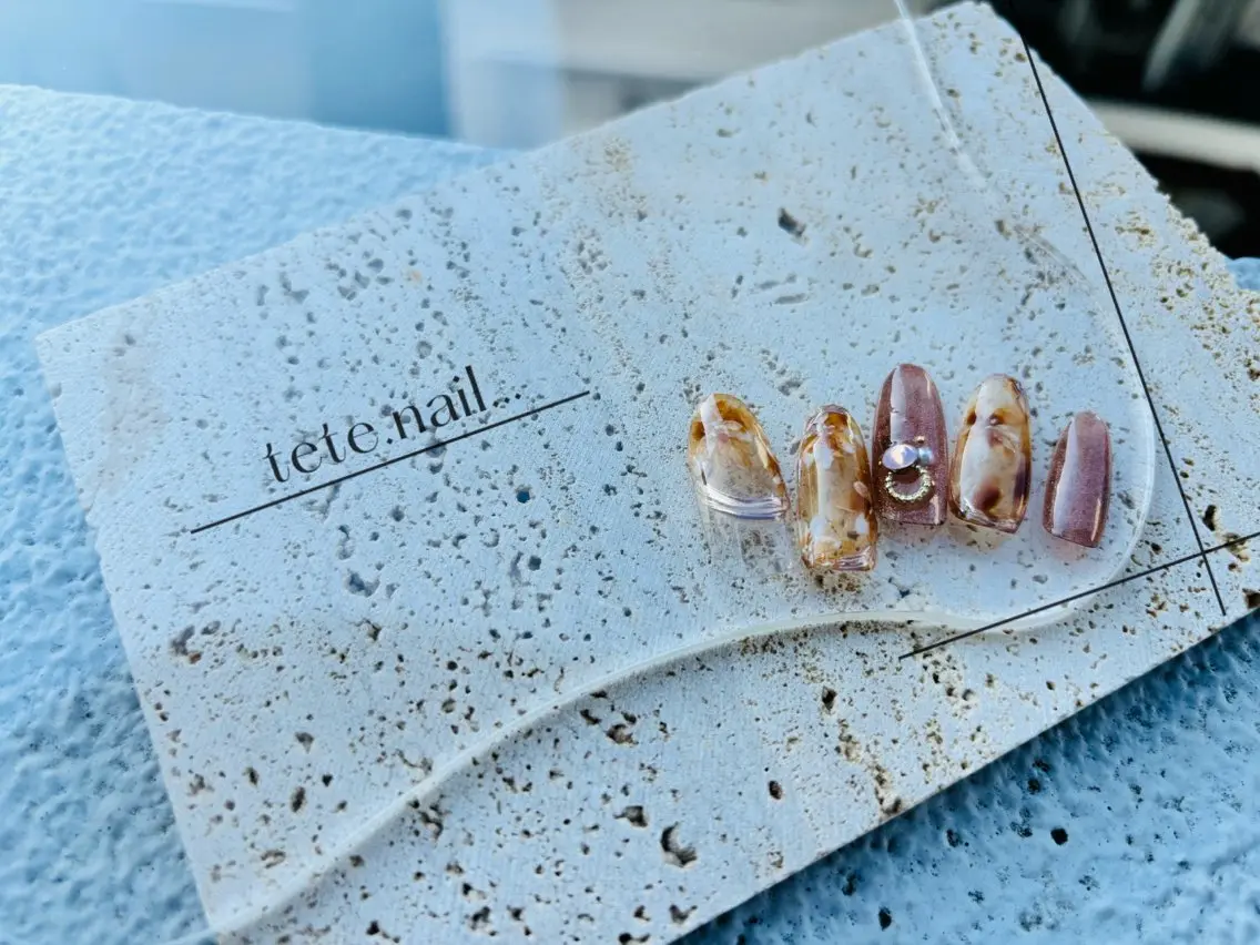 ミディアム ハンドネイル tete. nailのネイルデザイン