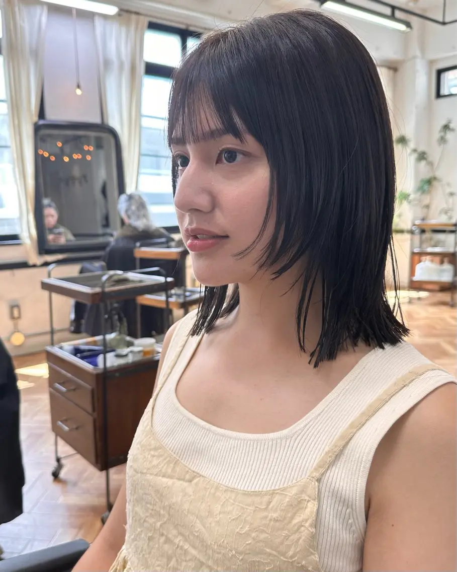 ミディアム ショートカット/ キタハラユリナのヘアスタイル