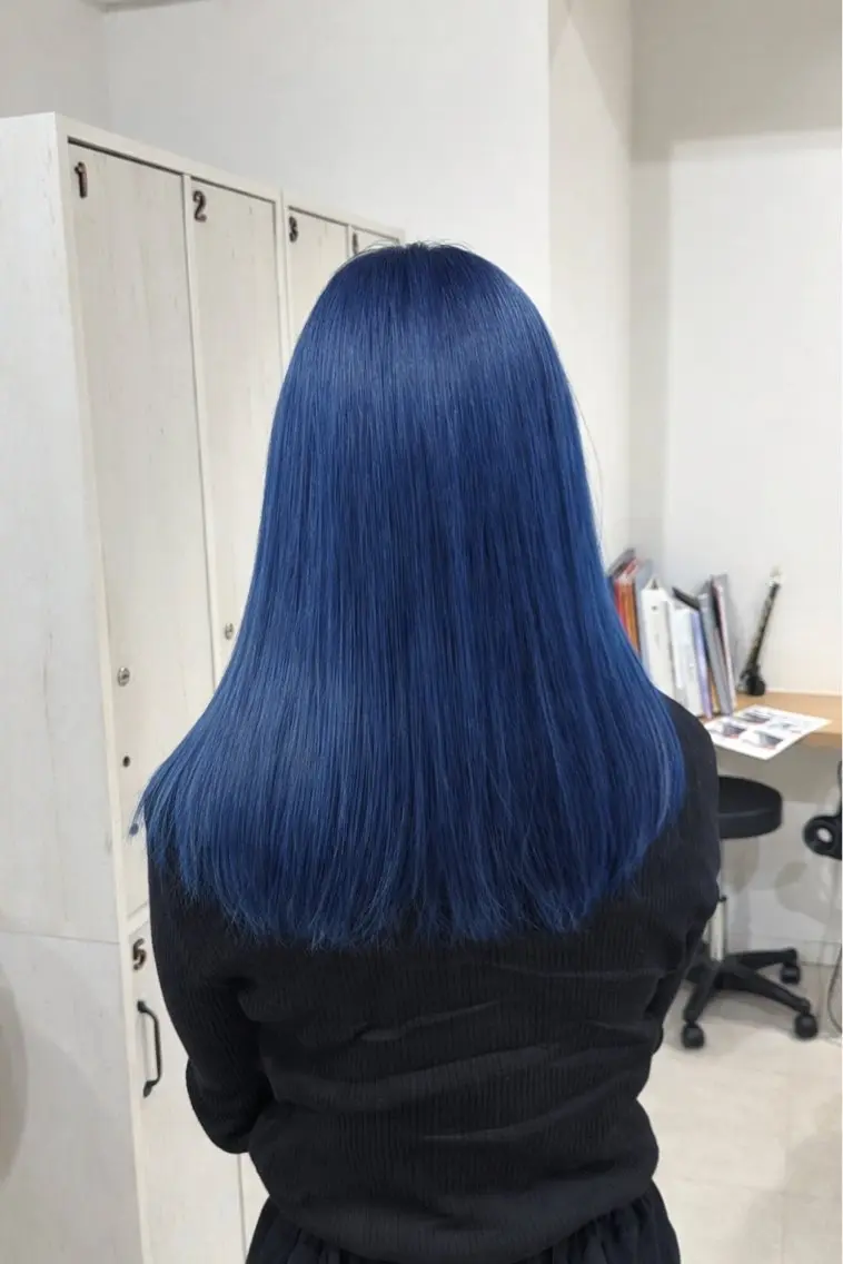ミディアム ヘアカラー 青木 海斗のヘアスタイル