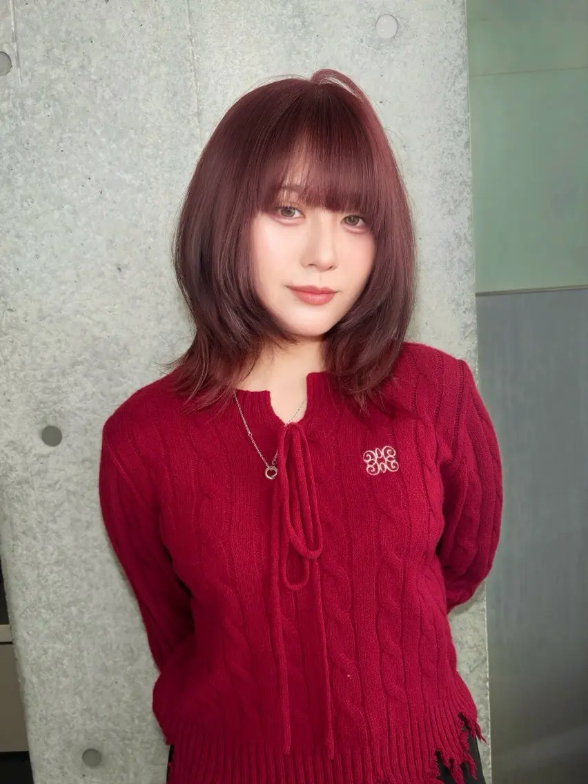 カラー ブリーチ ブリーチなしカラー ヘアカラー ️💜akari💜 ハイトーン/レイヤーのヘアスタイル