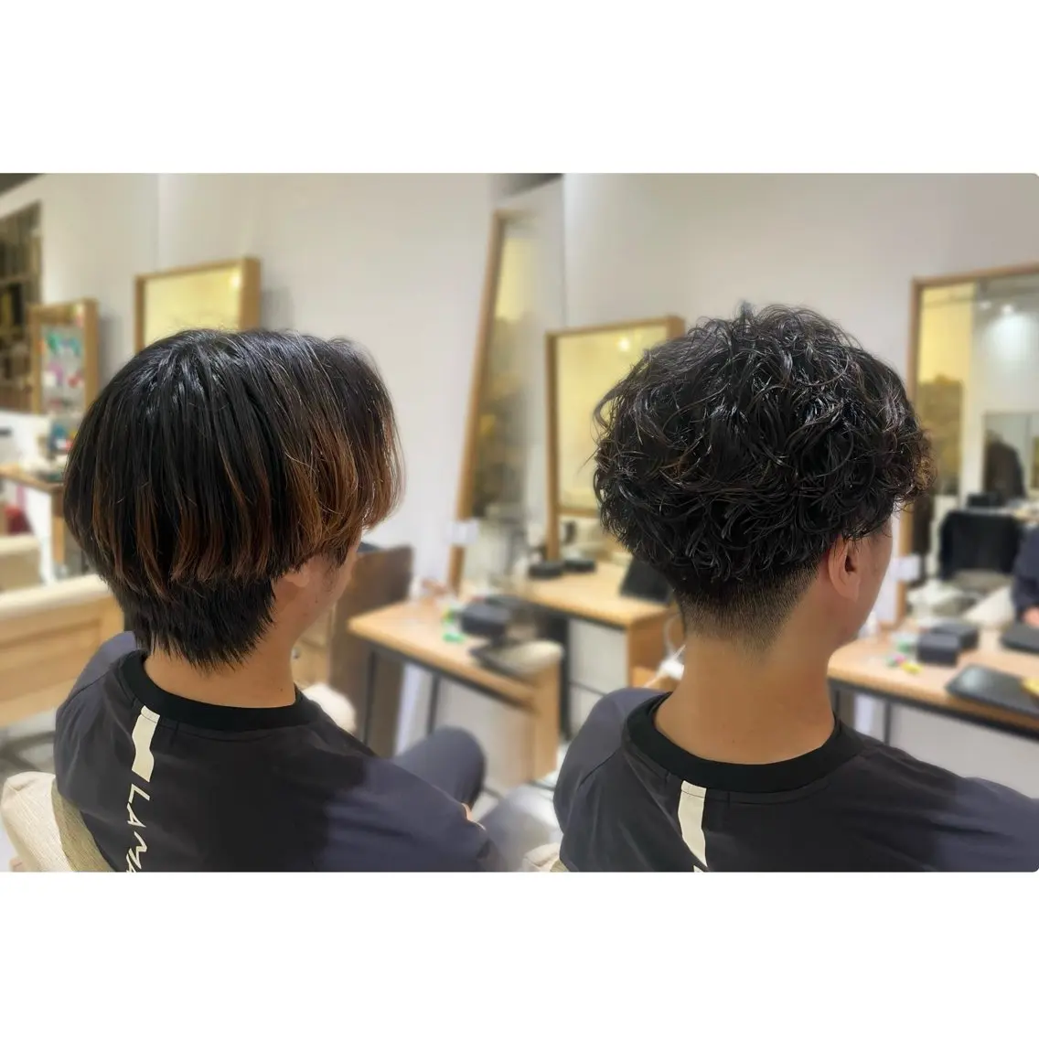 パーマ メンズ カット たぐち はるなのヘアスタイル