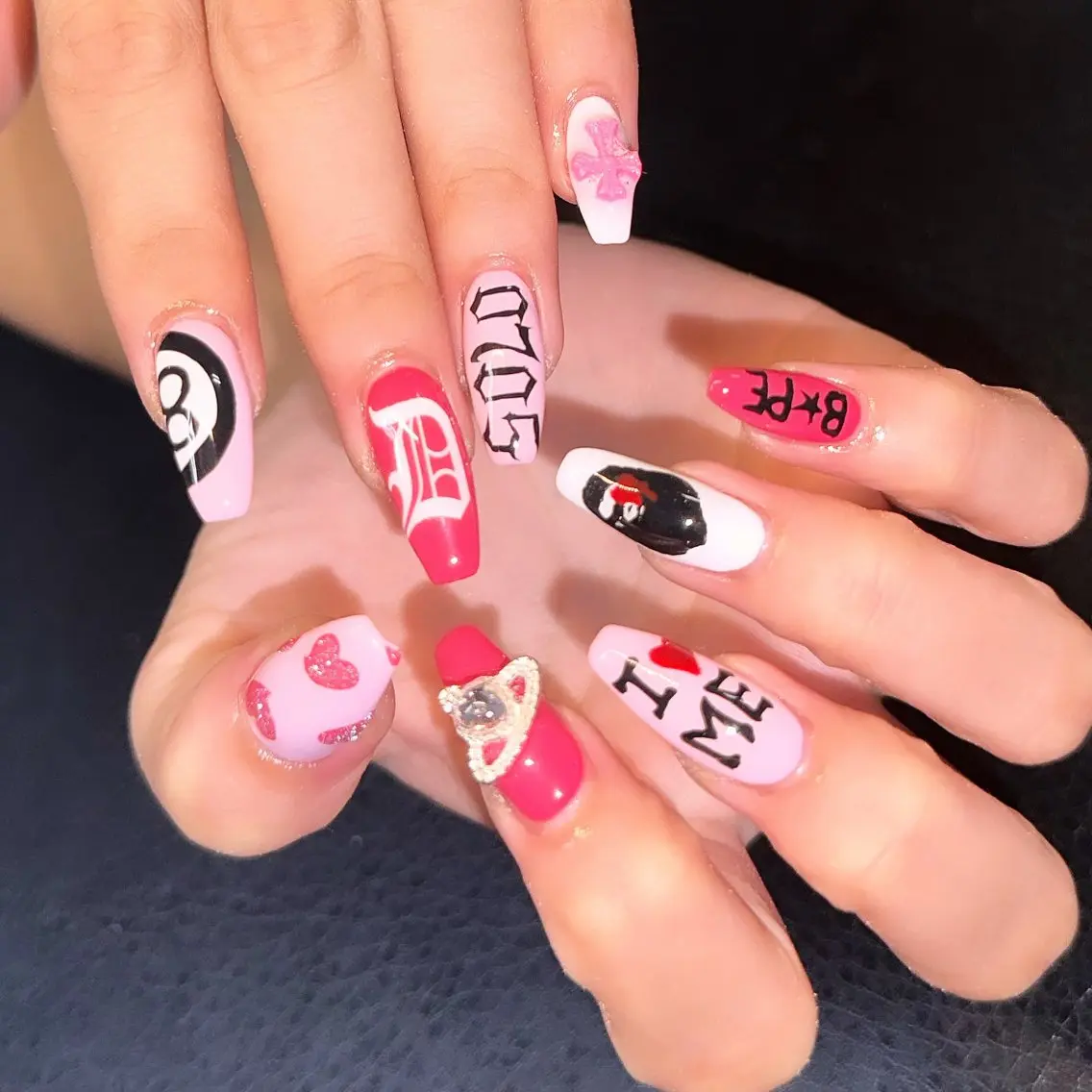 セミロング ハンドネイル 🦋Nail Amo🦋のネイルデザイン