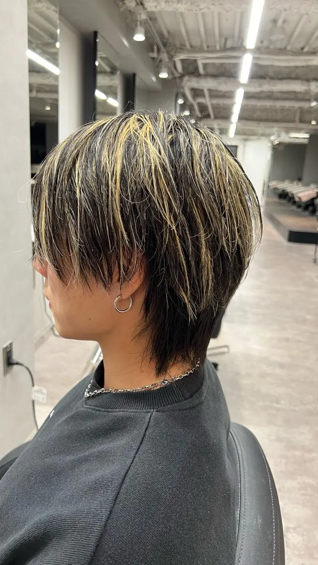 ミディアム カラー メンズ特化／短髪 石飛皓平のヘアスタイル