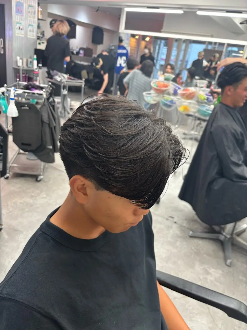 パーマ メンズ カット パーマ メンズ特化✨️ 韓国風パーマ🔥一八のヘアスタイル