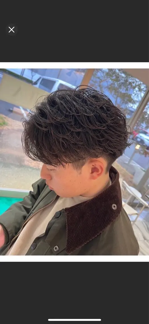 パーマ メンズ メンズパーマ Earth/A青江店 重本隆之介のヘアスタイル