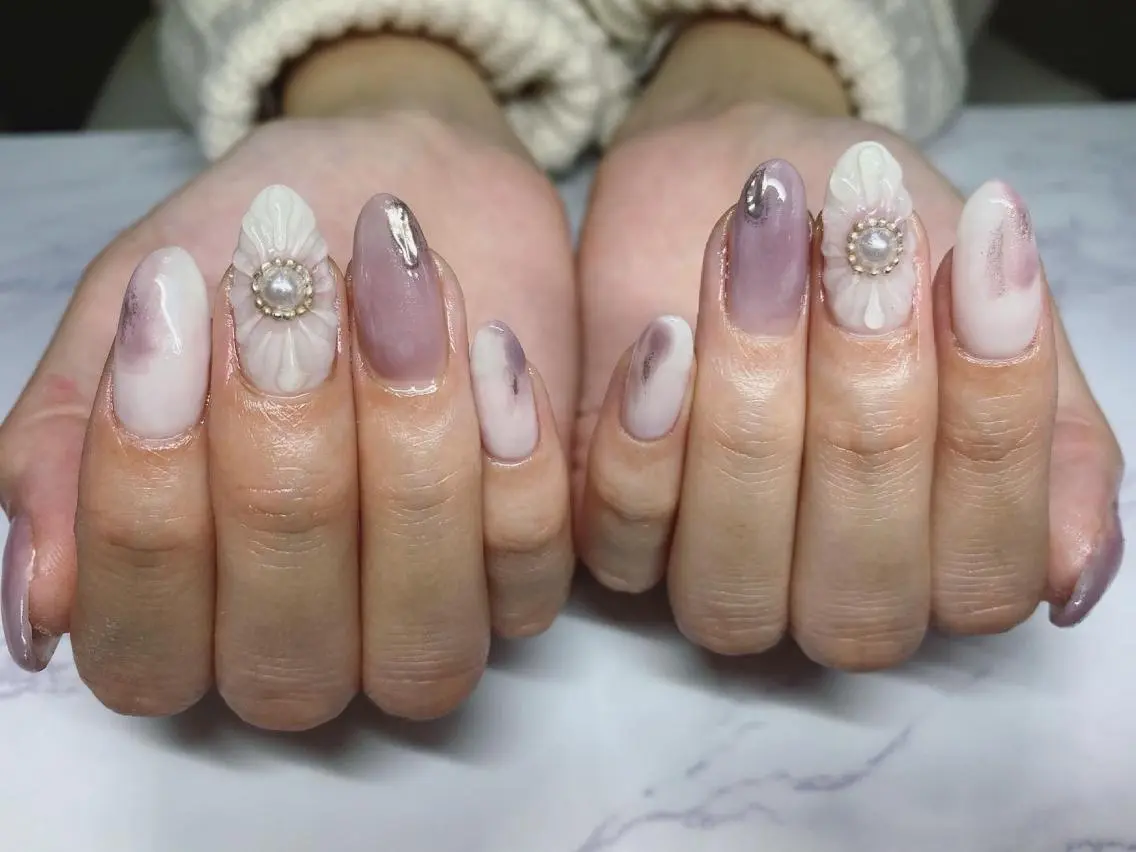 ネイル 持ち込み ぷっくりネイル Era nailのネイルデザイン