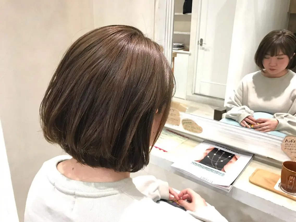 ショート カラー アッシュ ベージュカラー メンズ指名多数!! 田島史也のヘアスタイル
