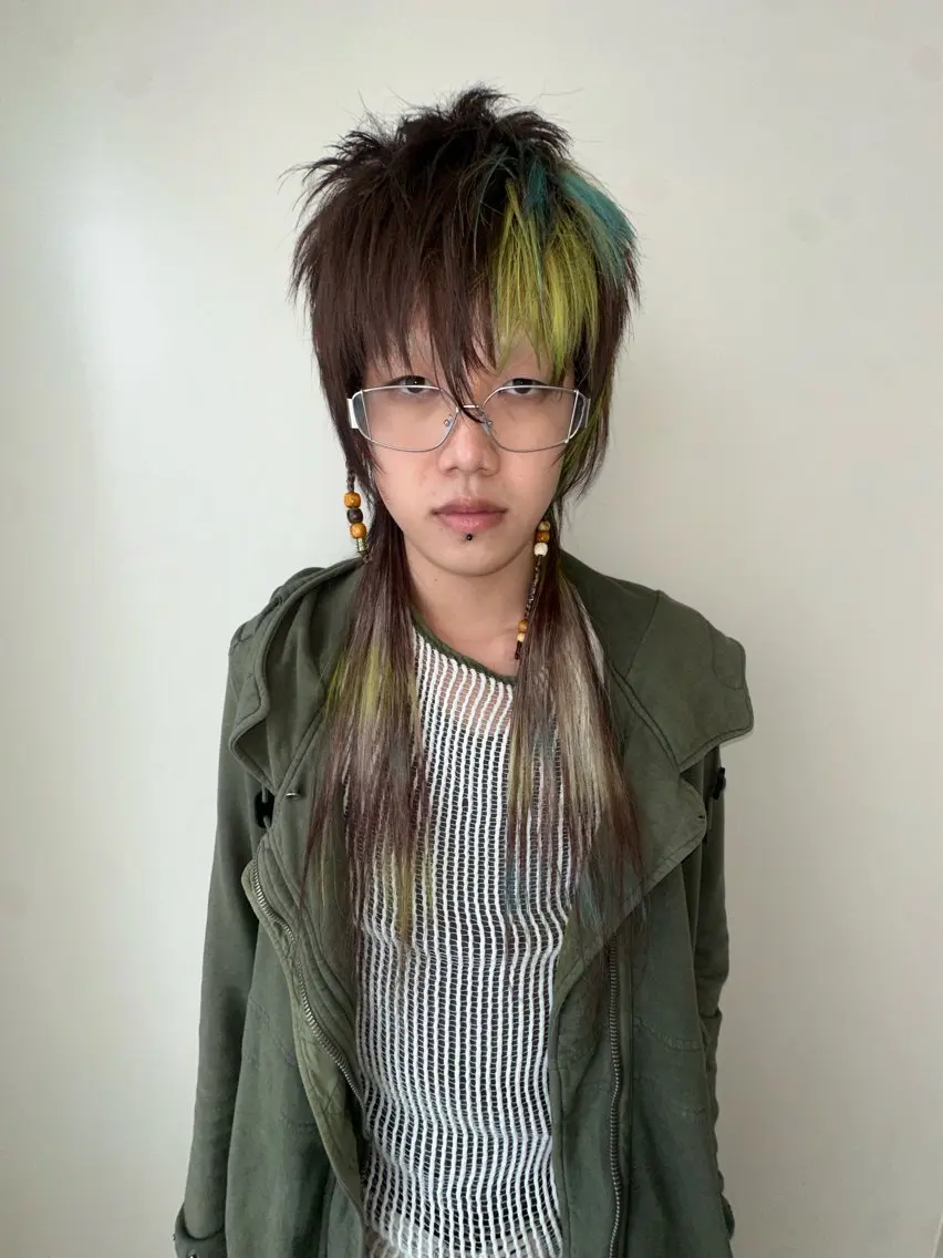 全頭ブリーチカラー+デザインカラー (メンズ/ショート)の写真