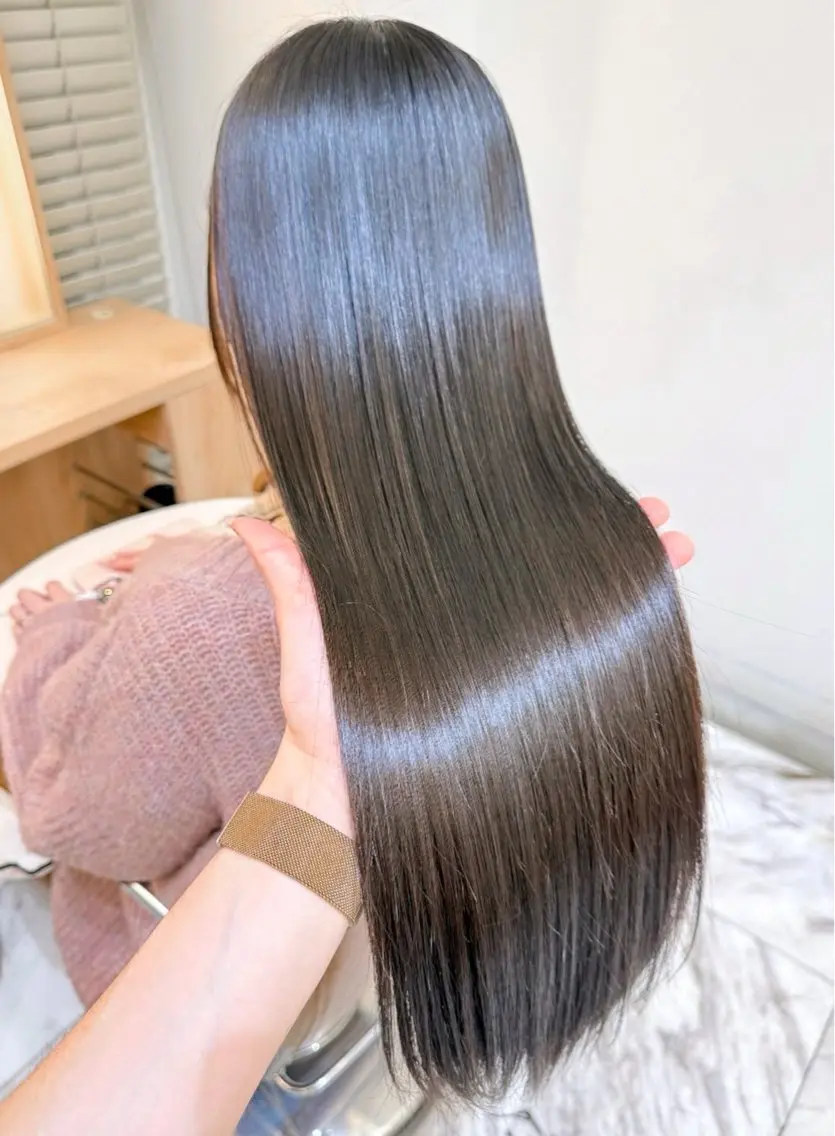 ロング 縮毛矯正 森川 好羽のヘアスタイル
