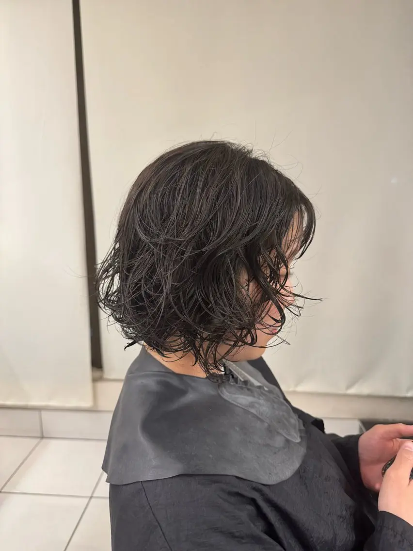 ショート パーマ 大庫 桜のヘアスタイル