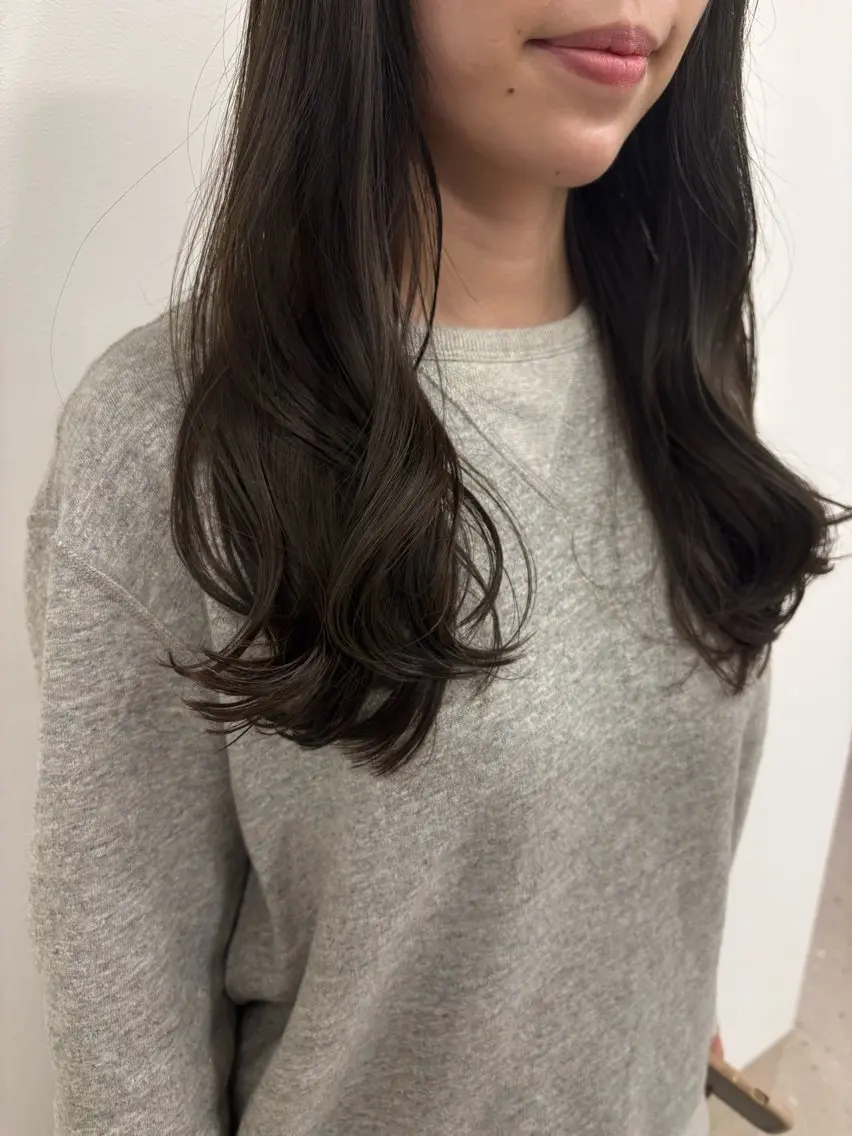 ロング カラー カット ヘアカラー トリートメント 似合わせ美髪ヘア✨ 天王寺.阿倍野🌈のヘアスタイル