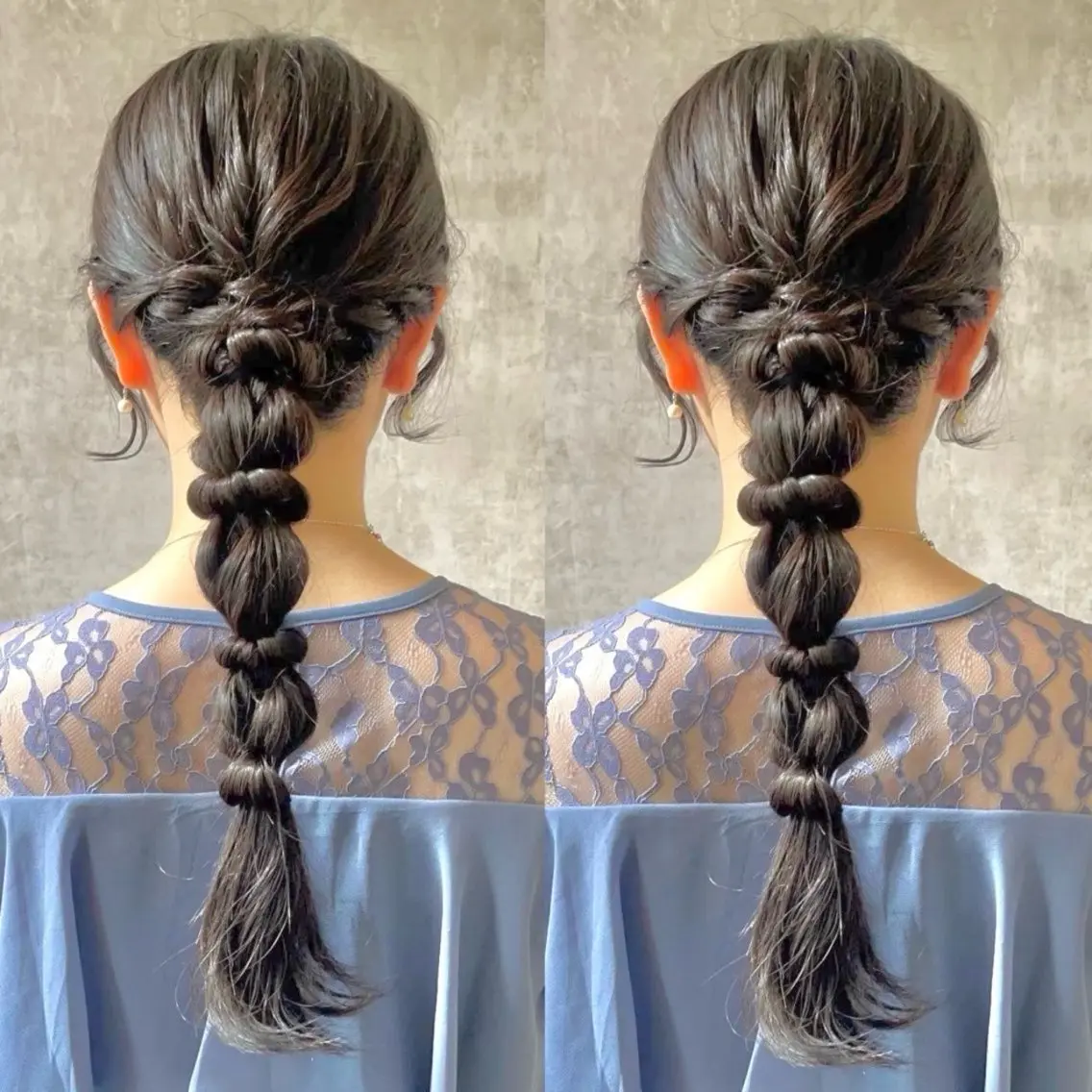 ロング ヘアアレンジ ヘアセット ヘアメ🎀ハイトーン 🩵エクステ🪄しほのヘアスタイル