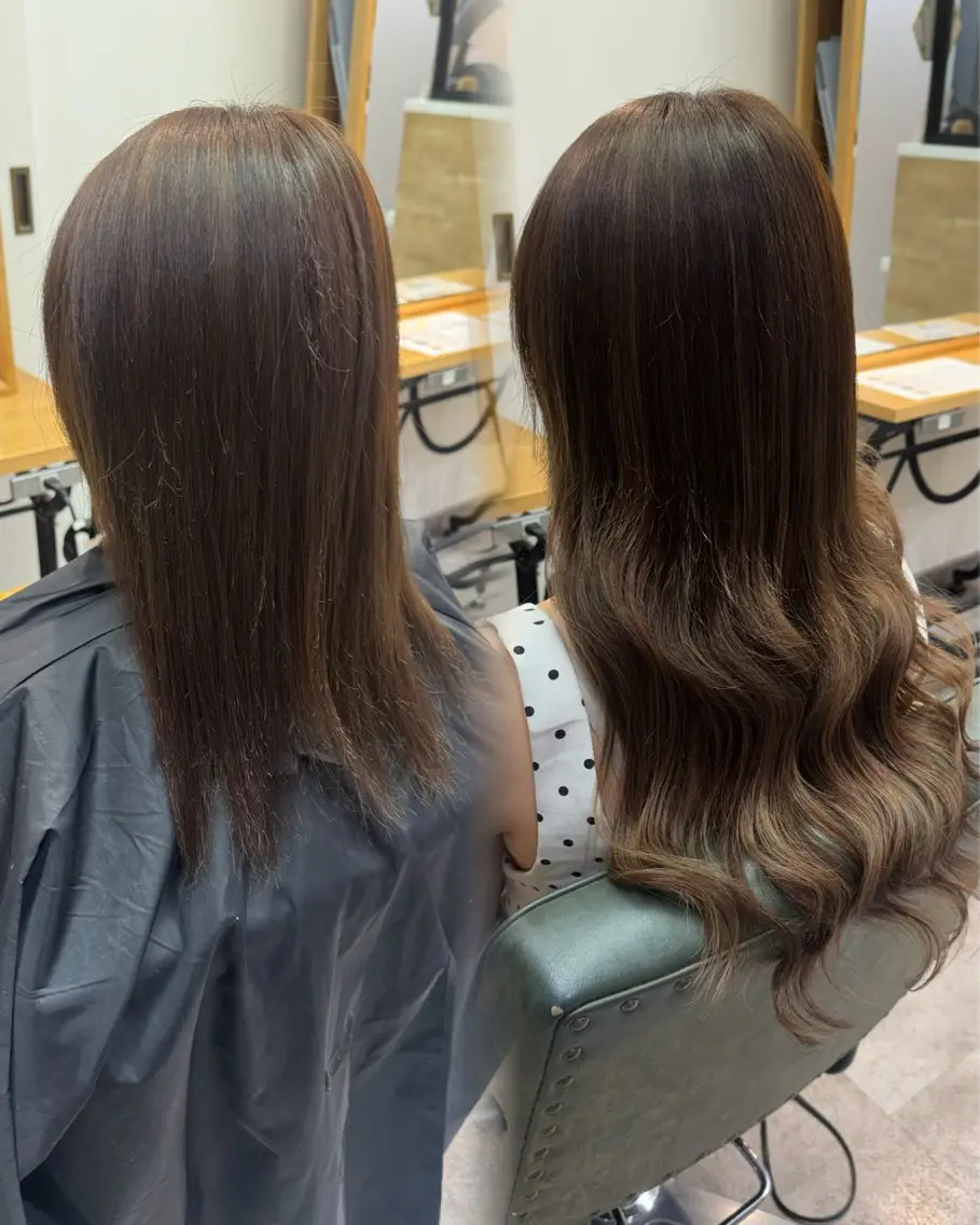 ロング ヘアアレンジ シールエクステ エクステ カット エクステ ヘアセット 髪質改善縮毛矯正/ エクステ/ひふみ🌛のヘアスタイル