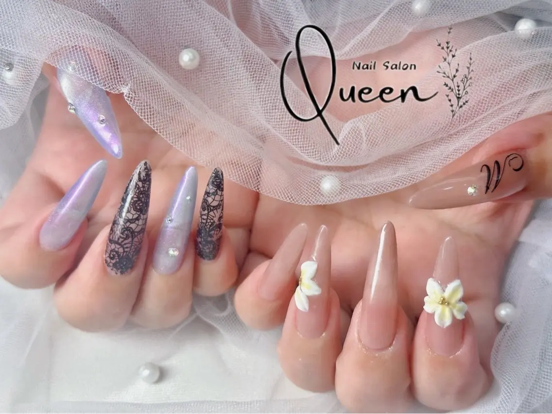 ネイル Queennail 北堀江megumiのネイルデザイン