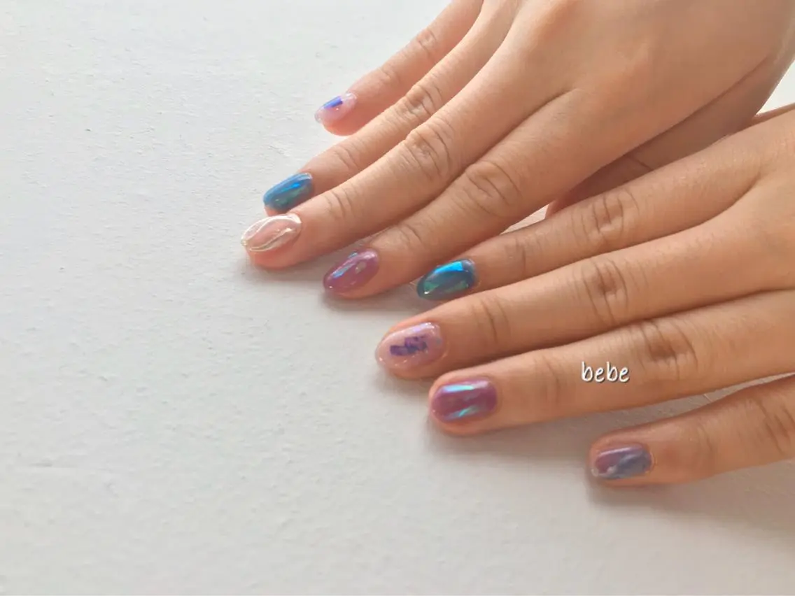ネイル クリアネイル ハンドネイル Ann nailのネイルデザイン