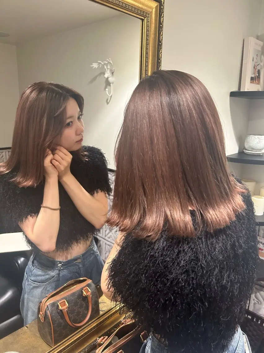 ショート カラー 🌟デザインカラー 久保悠那のヘアスタイル