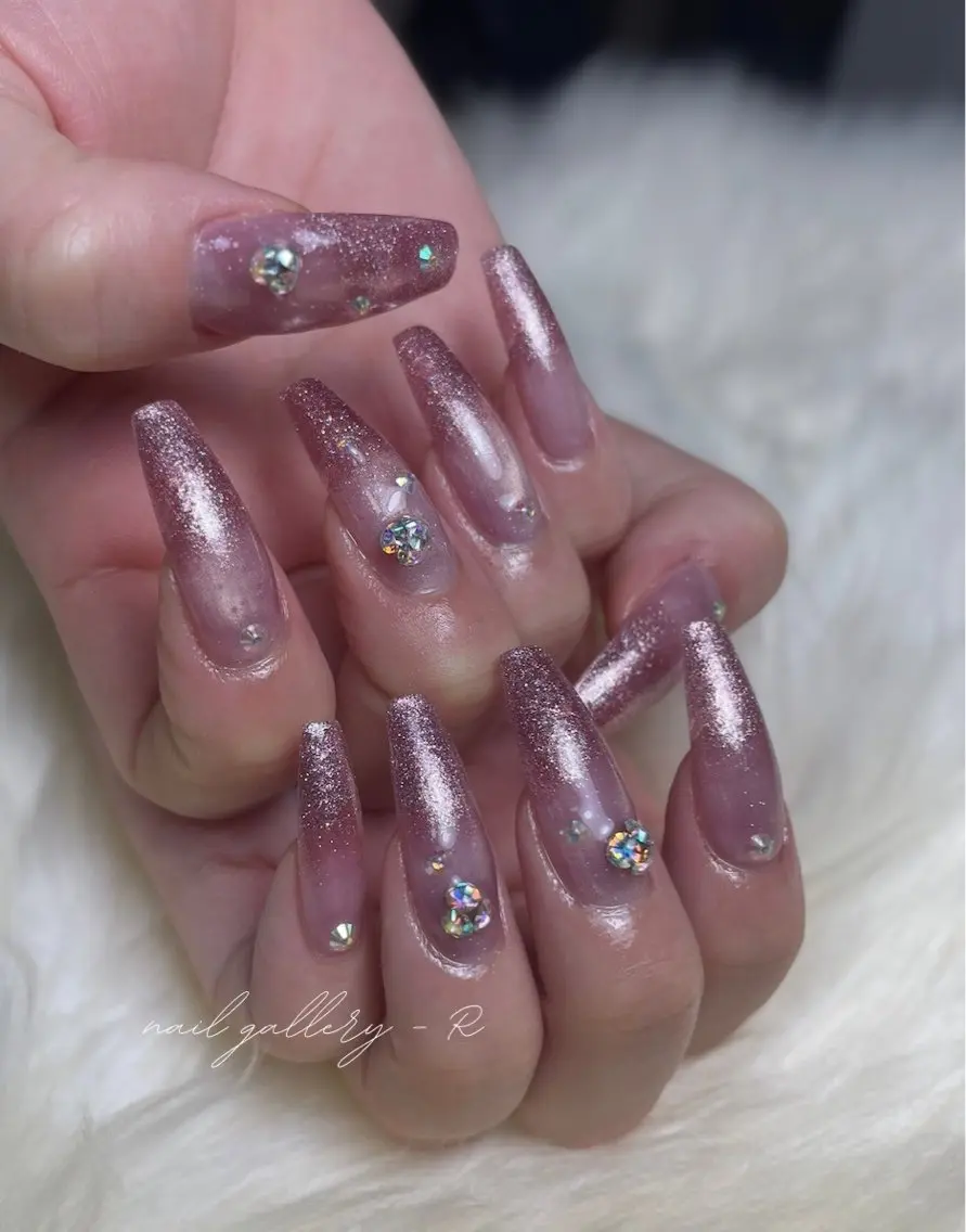 長さ出し10本+ネイリストお任せデザイン(オフ無し)♡の写真