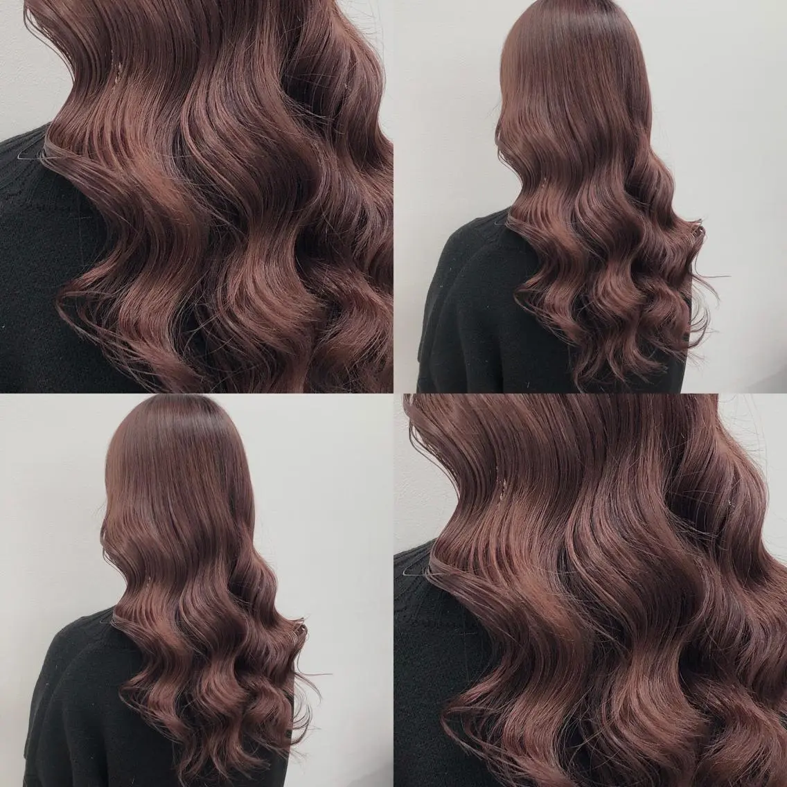 ミディアム カラー パーマ ヘアアレンジ メンズ キッズ ネイル マツエク・マツパ 上品＆韓国風 🥀海心🥀のヘアスタイル