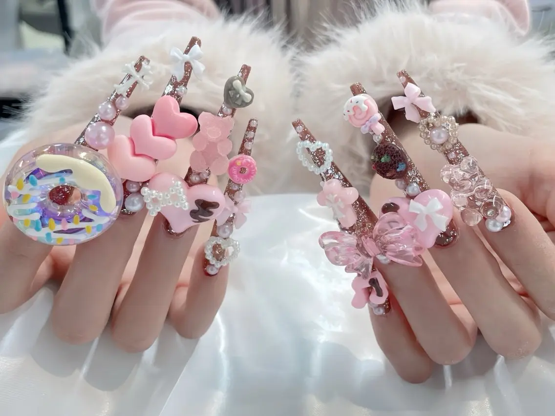 ネイル アートネイル ロングネイル ニュアンスネイル スカルプネイル ネイルチップ Rin Nail 新大久保店のネイルデザイン