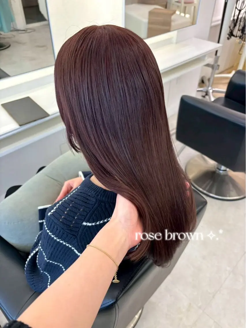 ロング カラー ヘアカラー parvemix ／川崎 はるひ🎀のヘアスタイル