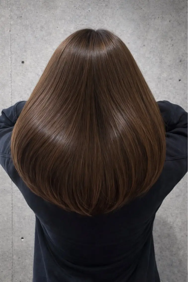 ロング パーマ 学生 縮毛矯正 ストレートパーマ カット 縮毛矯正 terra✂️ 佐伯 尚哉のヘアスタイル