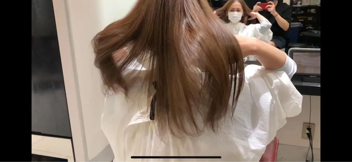 セミロング 髪質改善 トリートメント ヘアセット 💜髪質改善美髪💜 星野清光のヘアスタイル