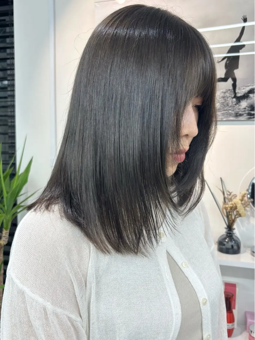 ミディアム カラー KILLA静岡 あやはのヘアスタイル