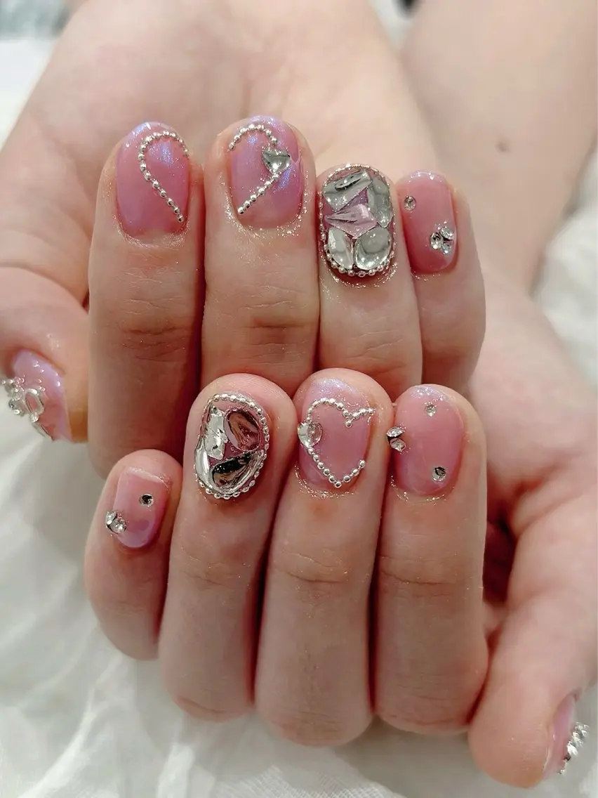 ネイル ハンドネイル ♡Zir nail ゆい 🧸♡のネイルデザイン
