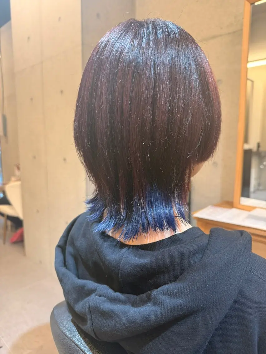 ミディアム カラー ヘアカラー トリートメント RINA .のヘアスタイル