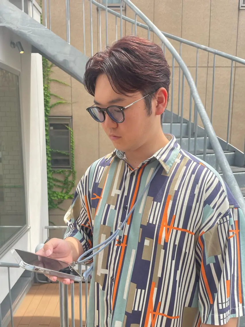 カラー メンズ 松井 悠希のヘアスタイル
