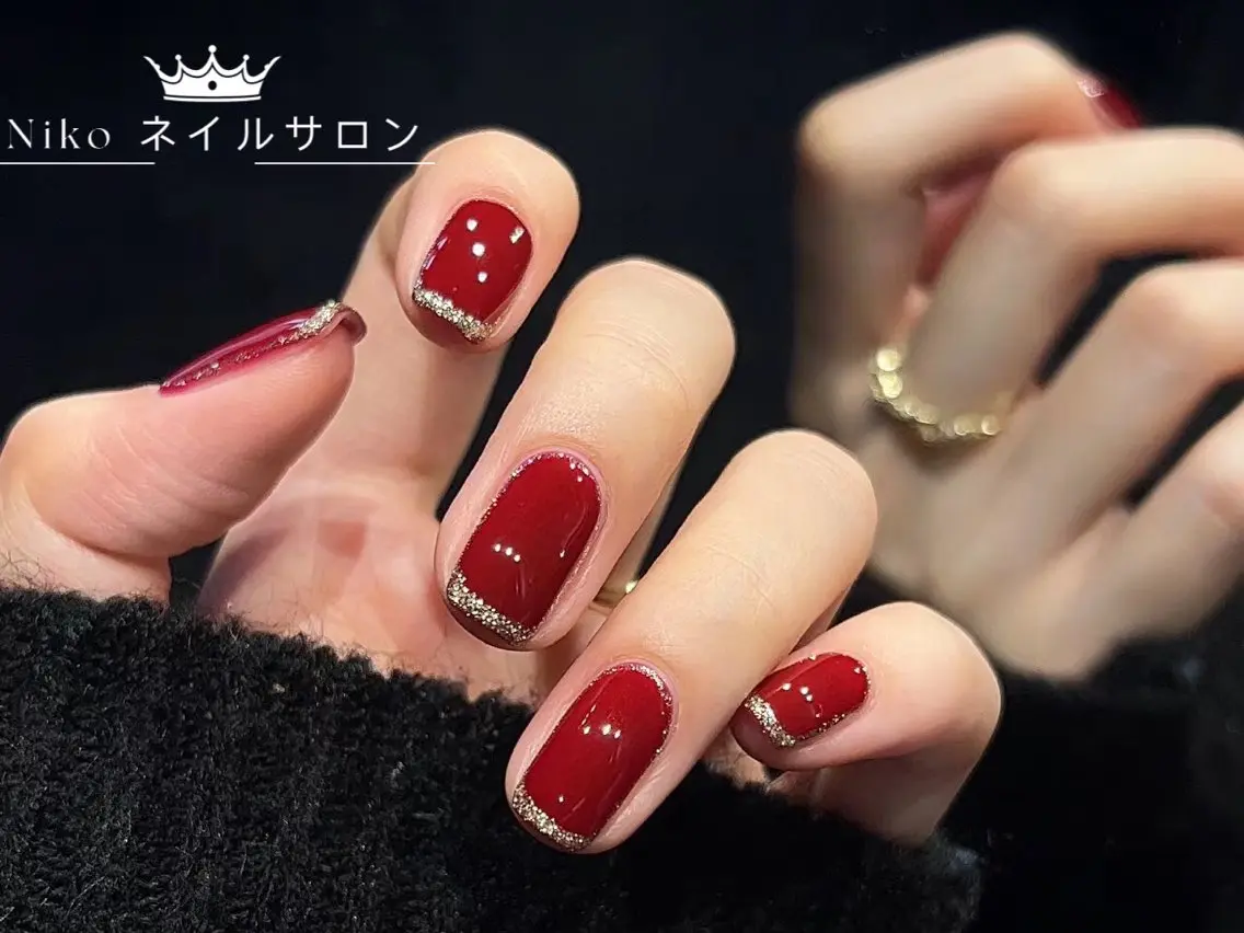 ネイル ジェルネイル ハート 韓国ネイル ニュアンスネイル パラジェル Nikoネイルサロン 高田馬場店のネイルデザイン
