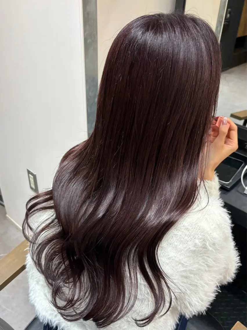 ロング カット ヘアカラー トリートメント 似合わせカット🫧透 明感カラー🫧maiのヘアスタイル