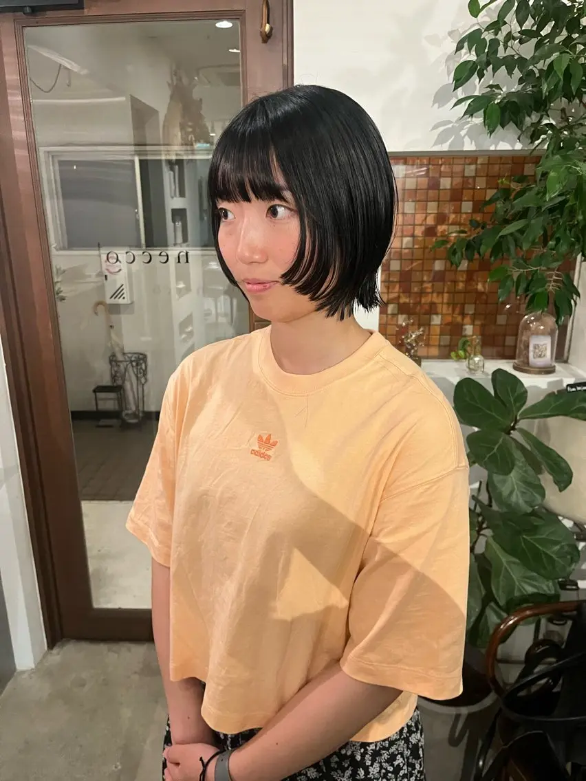 ショート 柴田 さくら/パーマモデルのヘアスタイル