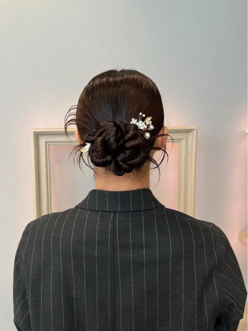 ヘアアレンジ 🍪ﾖｼｲﾊﾙﾈ🍪 ﾗﾍﾞﾝﾀﾞｰｶﾗｰのヘアスタイル