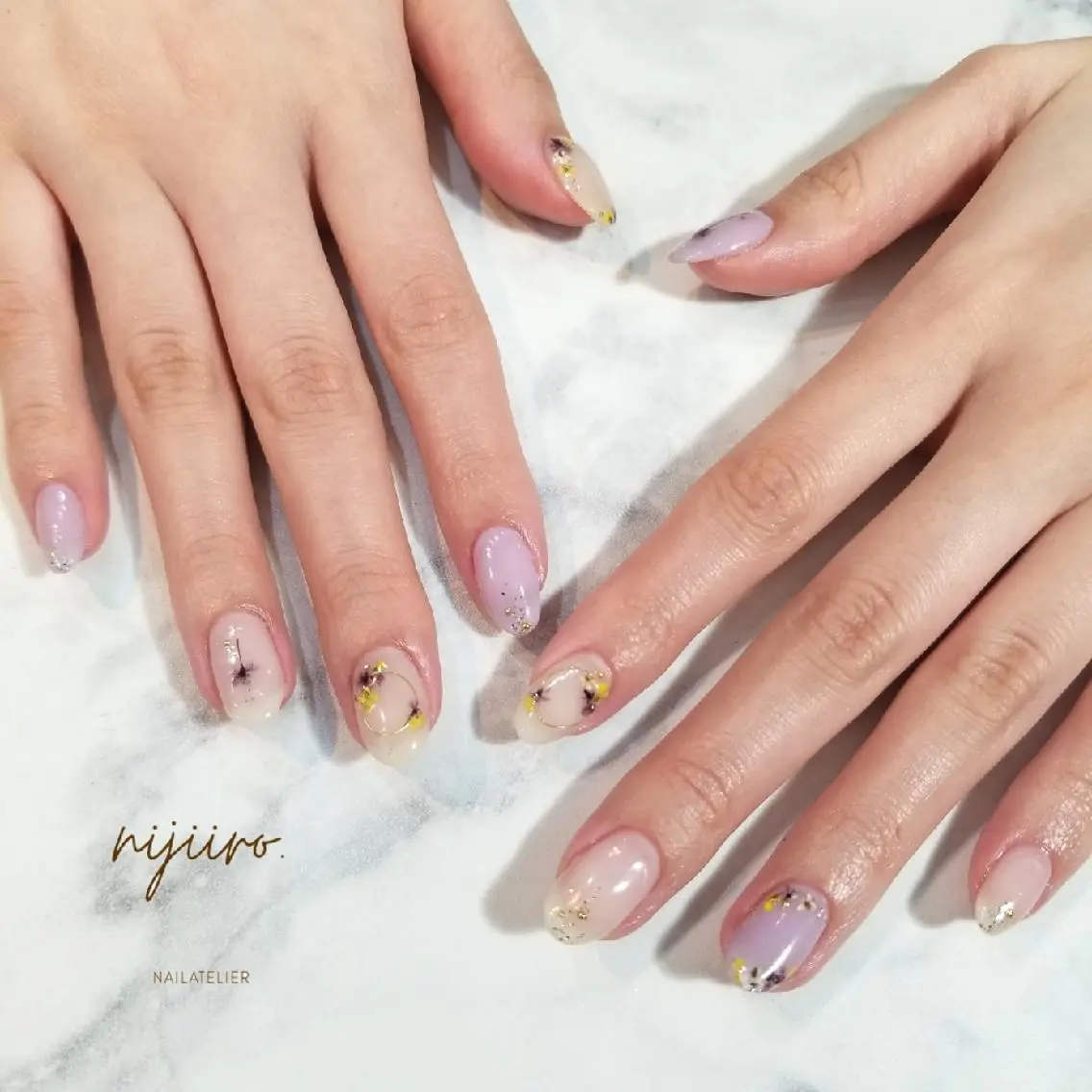 ネイル ハンドネイル nijiiro🌈 サトウのネイルデザイン