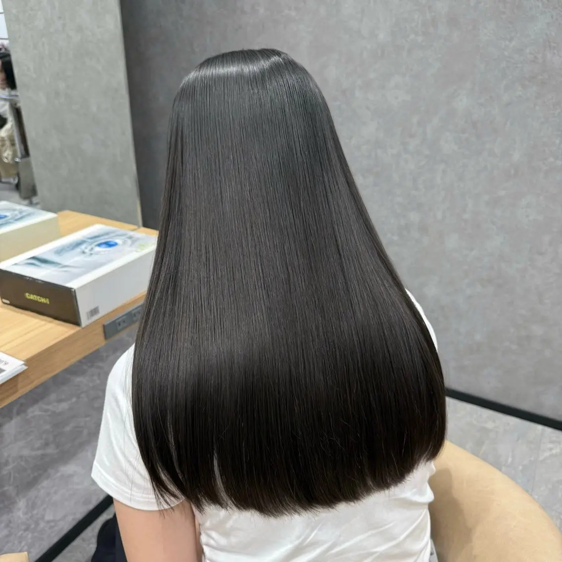 ロング 髪質改善 縮毛矯正 トリートメント 酸性ストレート 縮毛矯正 すずきなつき 縮毛矯正🐰🌙のヘアスタイル