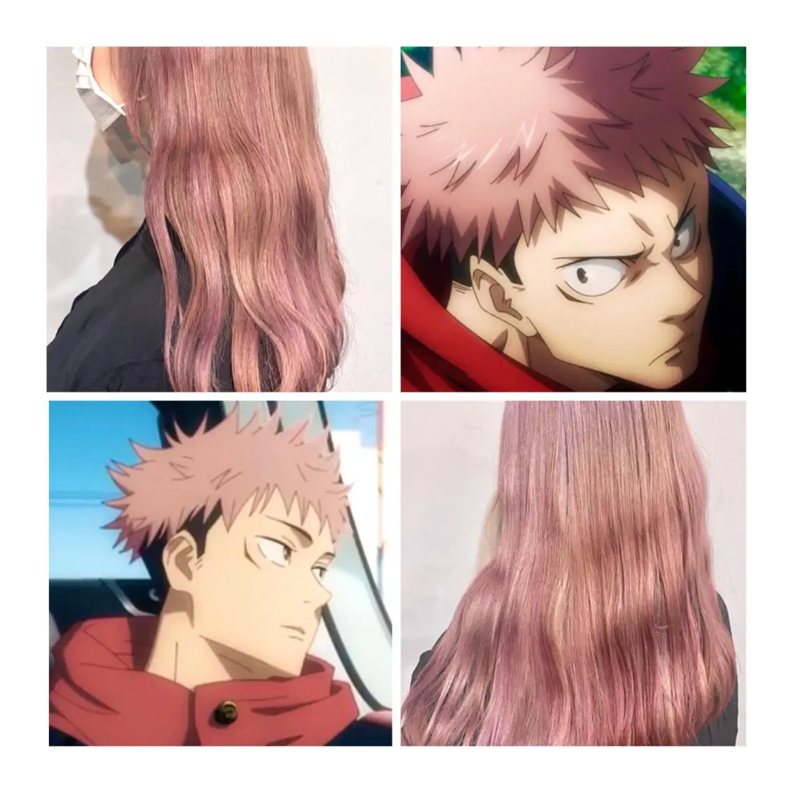 ロング カラー ベージュカラー ブリーチ ピンクカラー ピンクベージュ ヘアカラー TSUNO🦖 派手髪/オタク美容師のヘアスタイル