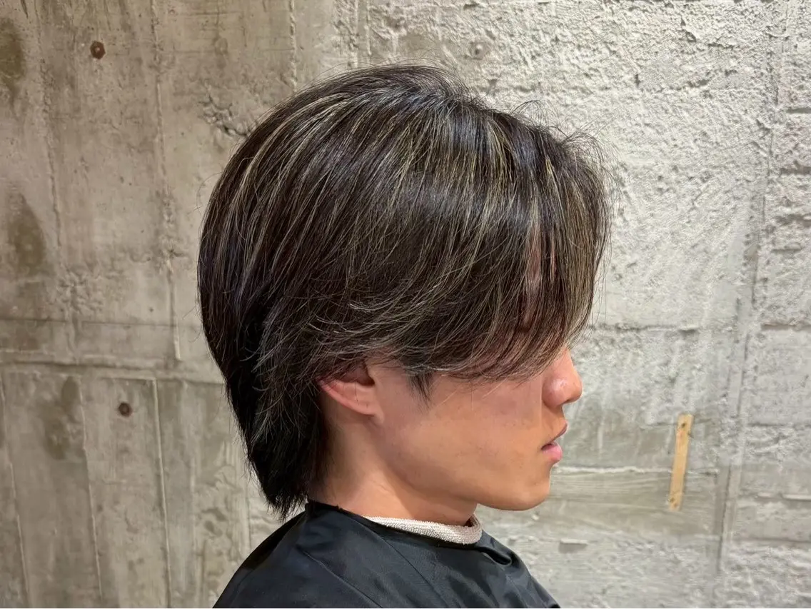 ショート カラー メンズ 朝ラクパーマ 【SENA】のヘアスタイル