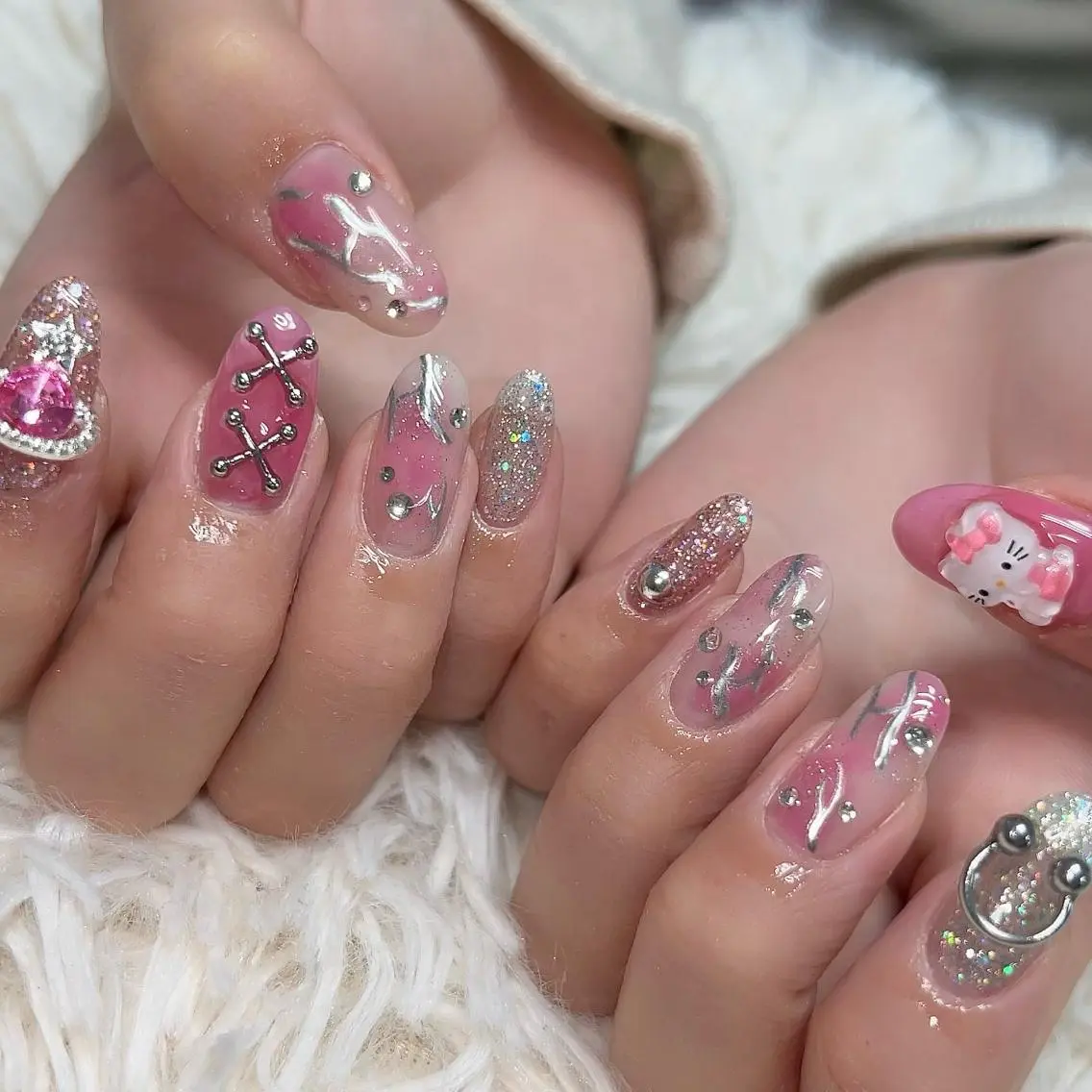 ネイル ハンドネイル 【Yappy🌈】 💖P-tanaのネイルデザイン