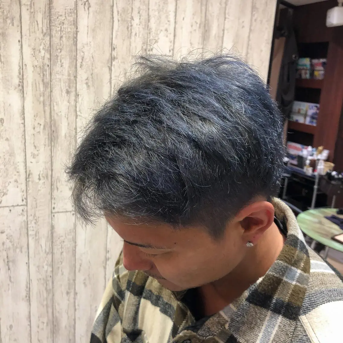 ショート カラー メンズ ツイスパ/メンズ特化 🦋𝑺𝑶𝑵𝑬のヘアスタイル