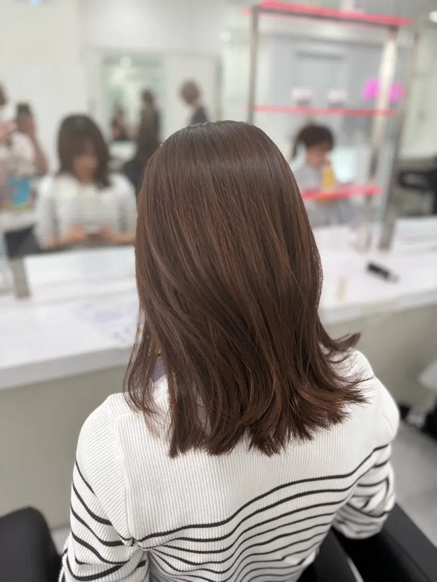 カラー ブリーチ ダブルカラー ブリーチなしカラー ♡⃛赤み消し ♡⃛ 淡色特化✨️Rimuのヘアスタイル