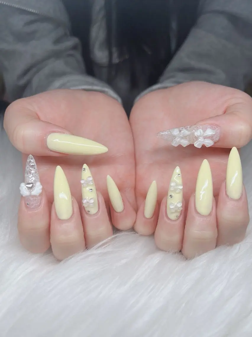 ネイル ハンドネイル Lee Nails チップ長さだし専門店のネイルデザイン
