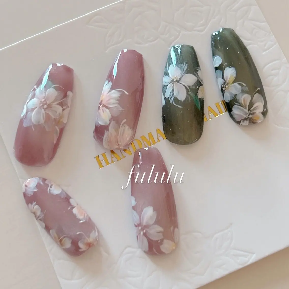 ネイル フラワーネイル ハンドネイル Fululu nailのネイルデザイン