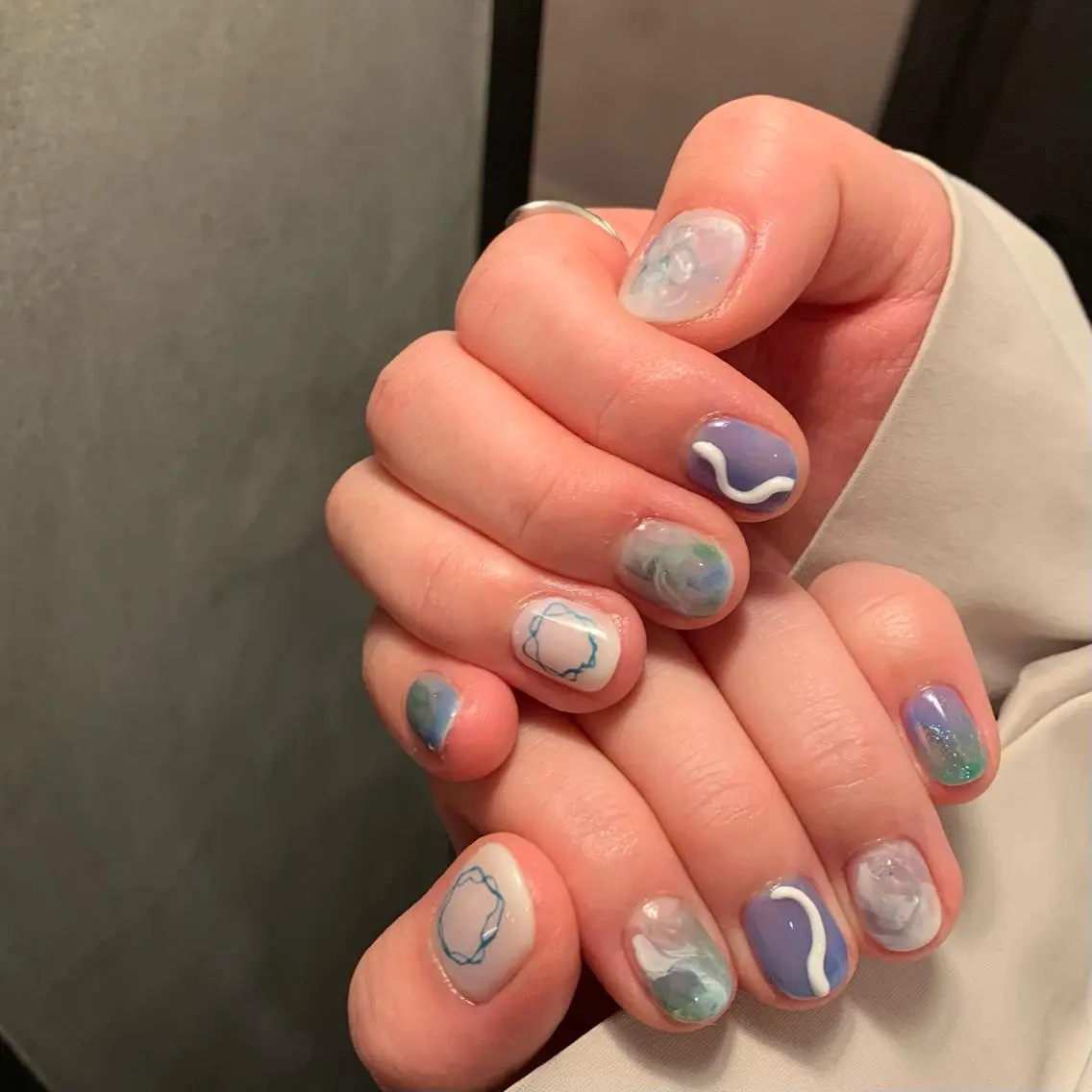 ネイル ぷっくりネイル Cachette miyukiのネイルデザイン