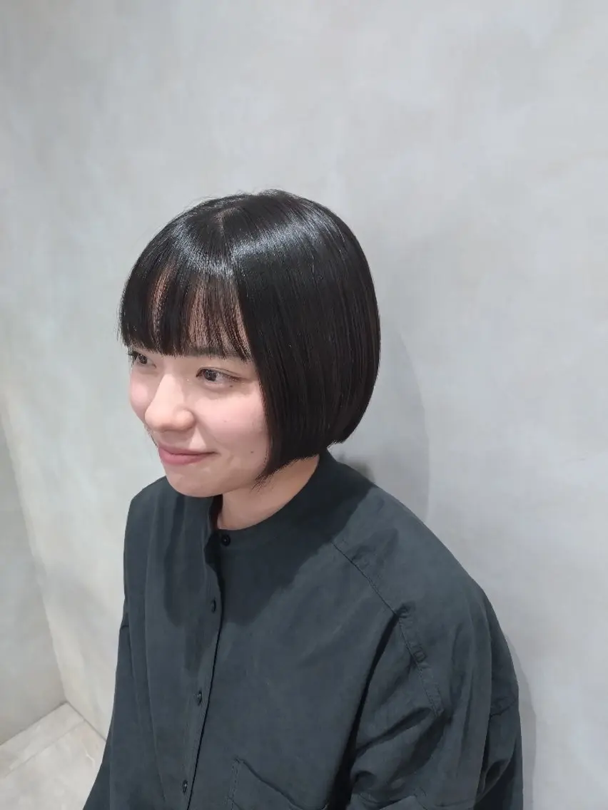 ショート カラー アッシュ アッシュブラウン ブラウンカラー ダークアッシュ ボブ シオリ/toki ✂️ショート専門店のヘアスタイル