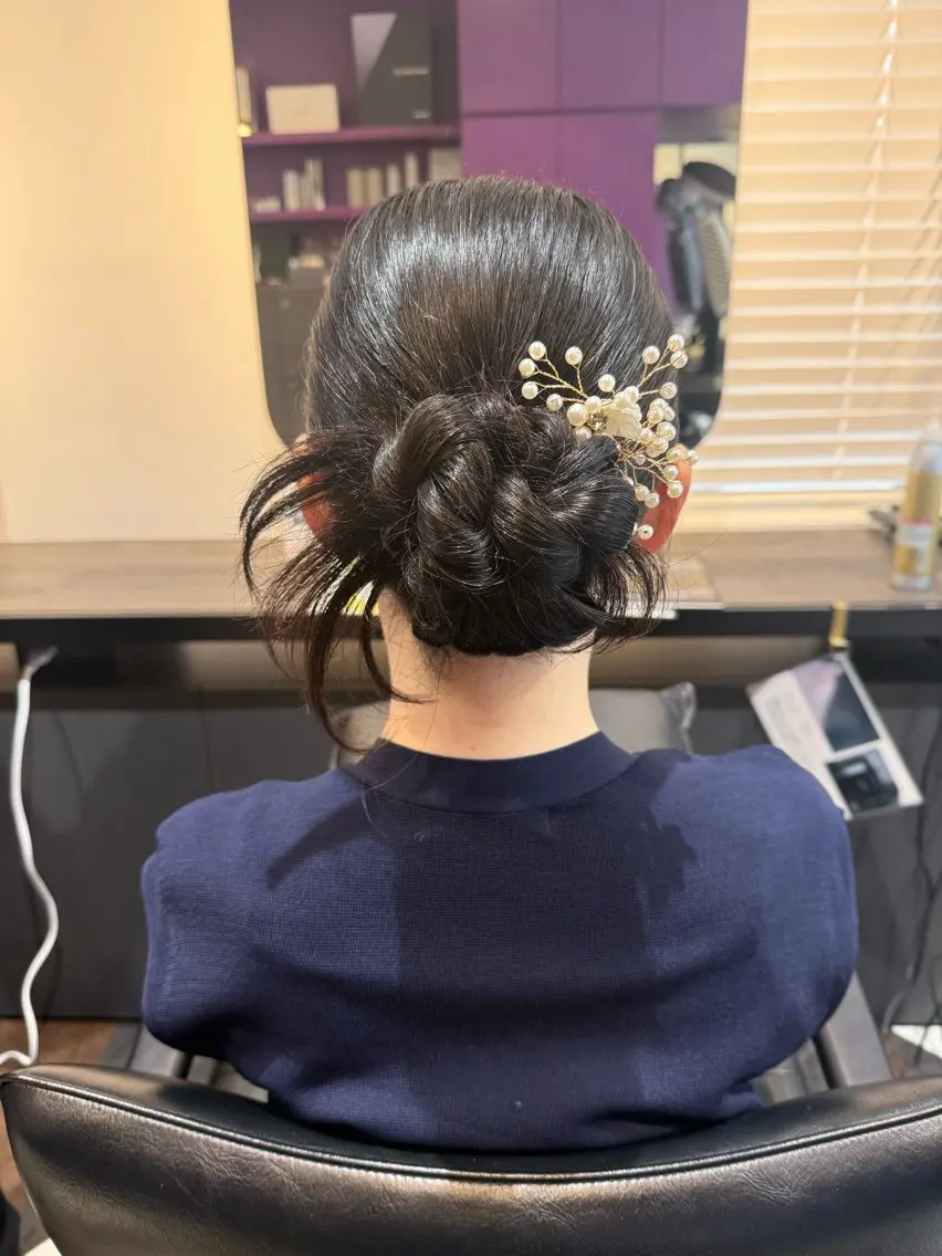 ロング ヘアアレンジ 加藤 まりえのヘアスタイル