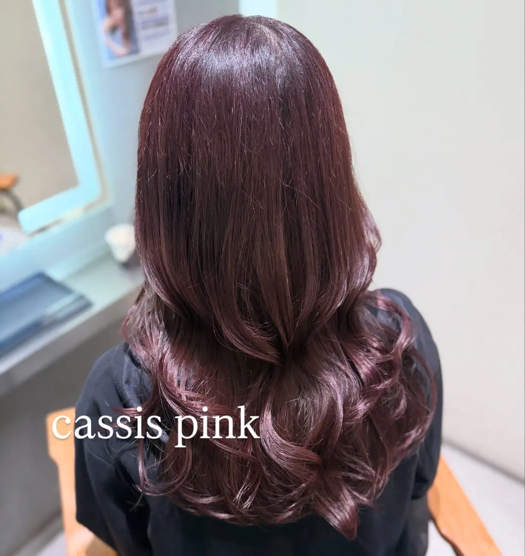 ロング ヘアカラー トリートメント 前髪、顔まわりカット 🎀ゆうなのヘアスタイル