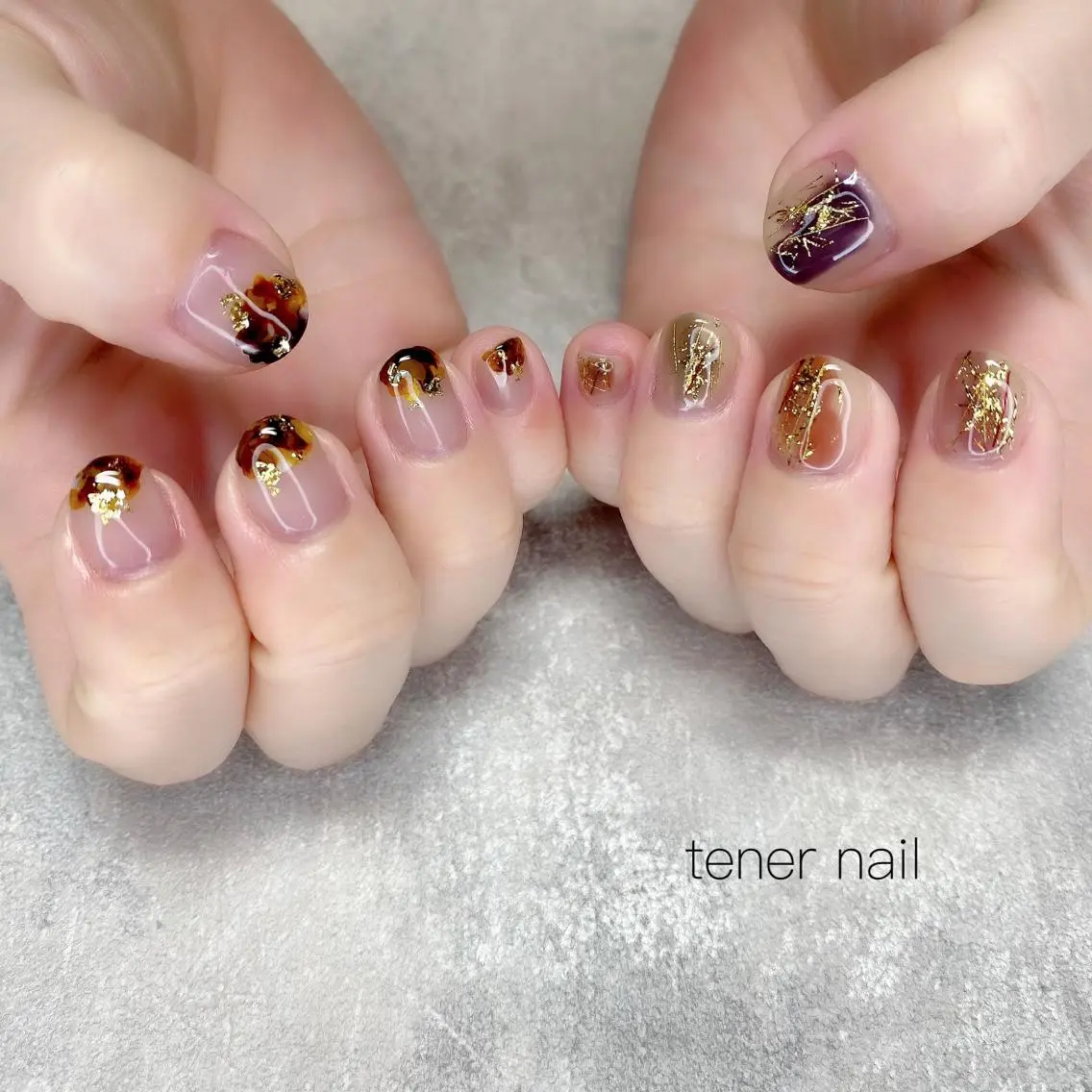 ネイル ニュアンスネイル テネルネイル tener nailのネイルデザイン