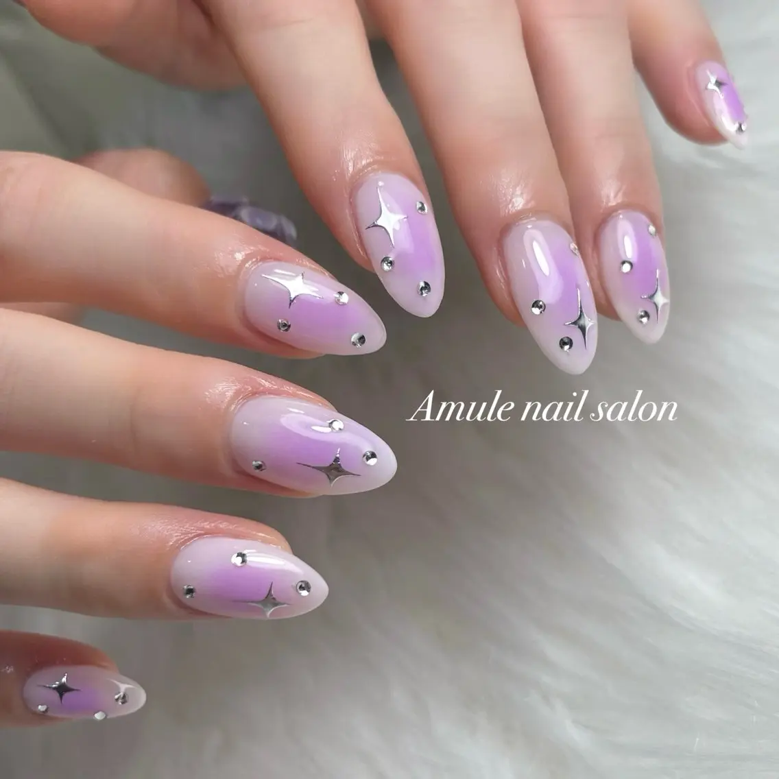 ネイル チークネイル ハンドネイル Amule nailsalonのネイルデザイン
