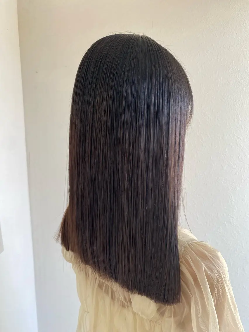 ロング カット ヘアカラー トリートメント ACCUEILLIR 🦍溝口廉🦍のヘアスタイル